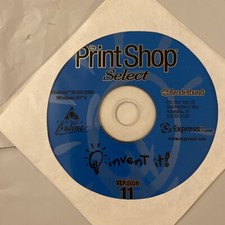 Vintage Broderbund - The Print Shop Version 11 Software