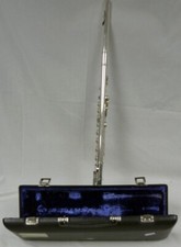 Sterling Silver W.T Armstrong Open Hole Concert Flute 80 With Case 30 35654