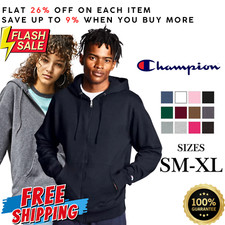 CN343 Champion S800 Unisex Long Sleeve Powerblend Full-Zip Comfortable Hoodie