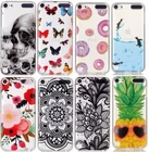 iPod Touch 5th 6th & 7th Gen - Hard TPU Rubber Silicone Clear Case Cover Kids