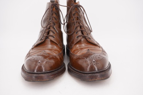 $1385 | STIVALE ROCKETT & JONES x RL LINDRICK UK 11 E US 12 MARRONE SHELL CORDOVAN - Foto 6 di 15