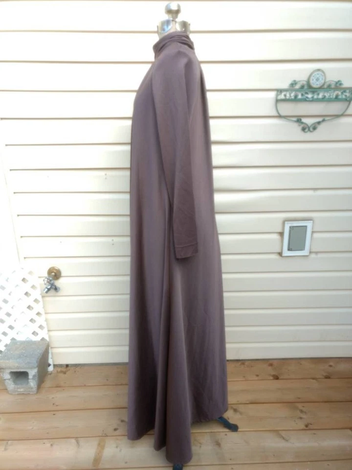 1970s Dress Maxi Vintage Taupe Cocktail Party Hostess Gown by Missy House - Image 4 of 4