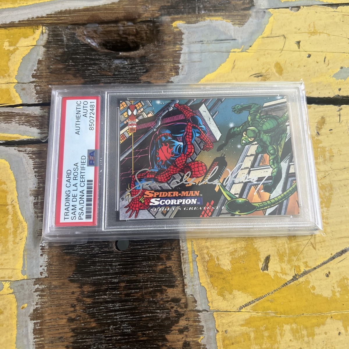 Sam De La Rosa Artist Autographed Signed 1994 Marvel Spiderman