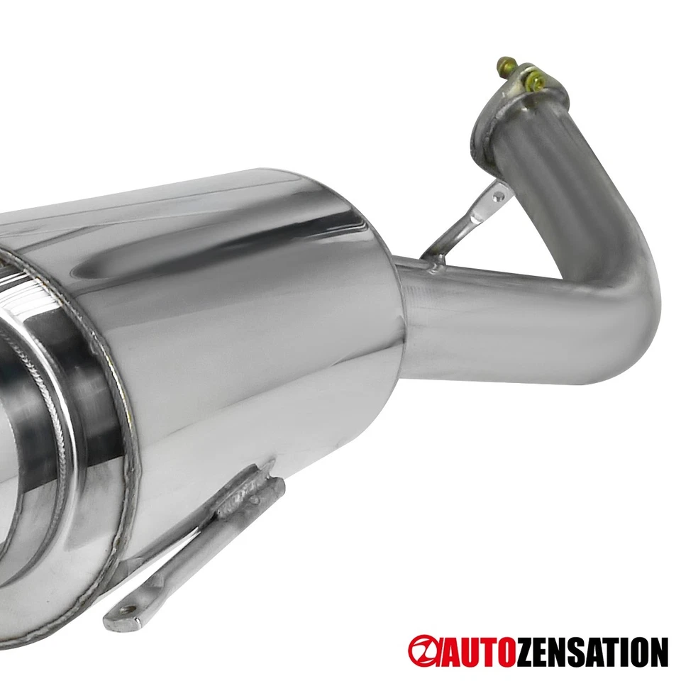 Fit 95-99 Mitsubishi Eclipse GST 2.0L Turbo SS Catback Exhaust Muffler System - Imagem 3 de 4