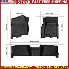 For Chevrolet Silverado 1500 1999 2000 2001 2002 2003-2004 Tpe Car Floor Mats
