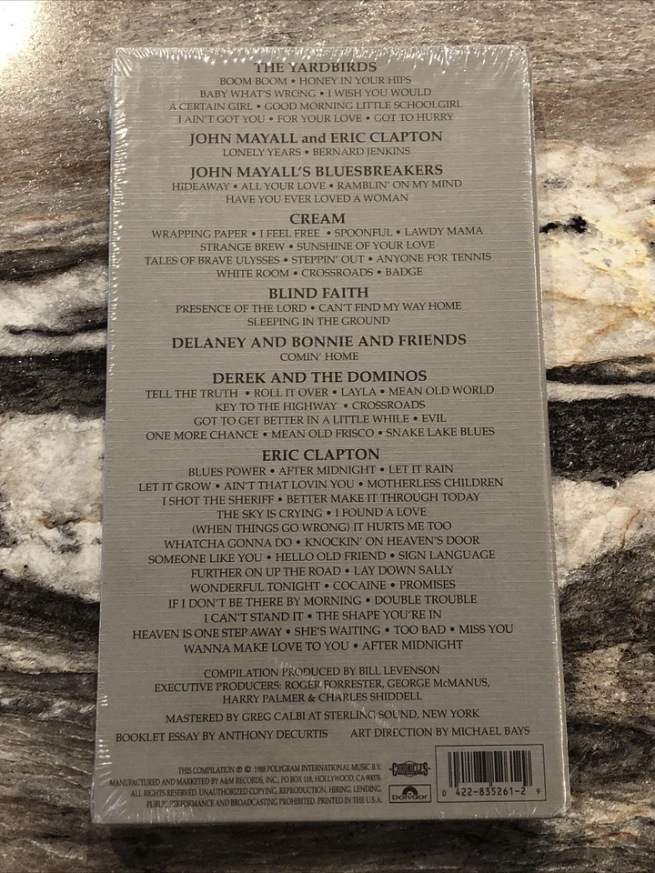 Eric Clapton Crossroads 1990 CD 4 Disc Box Set Cream Yardbirds John Mayall New - Image 2 of 4