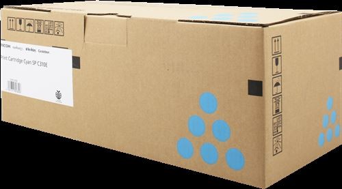 Cartouche Ricoh SPC310E Cyan originale pour des documents nets - 2