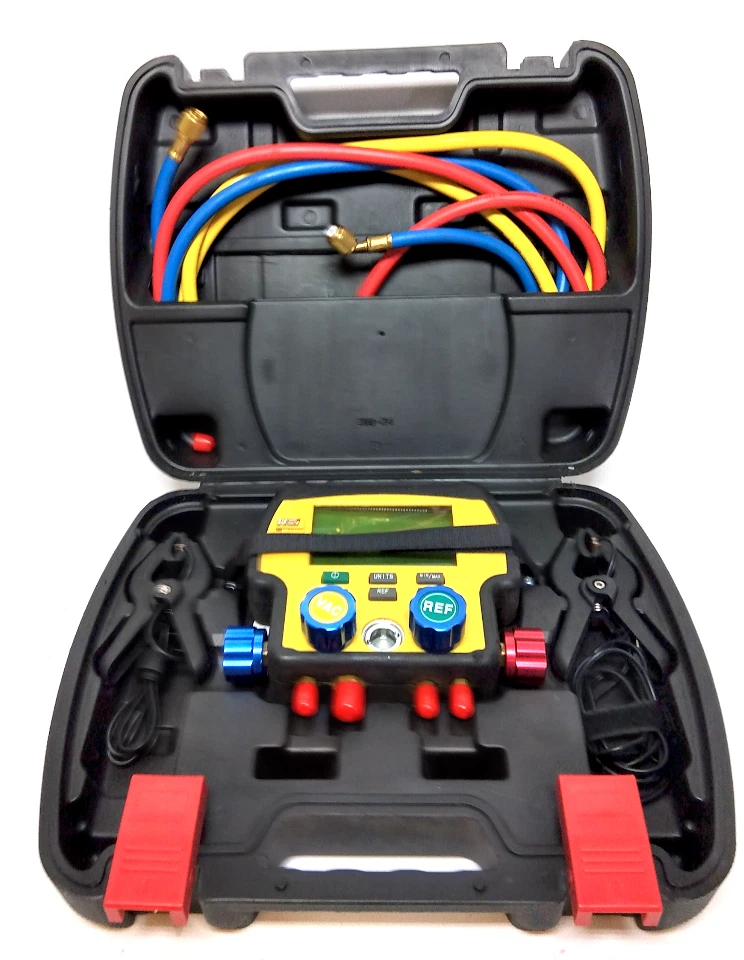 UEI Digital Refrigeration System Analyzer Instruments AK940 W/case, hoses and cl - Image 4 of 4
