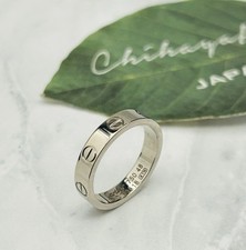 Anello CARTIER love ring solo #48 oro bianco K18 spedizione veloce