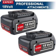 2X For Bosch 18V 8.0Ah Lithium-Ion Battery Professional GBA BAT609 BAT620 BAT610