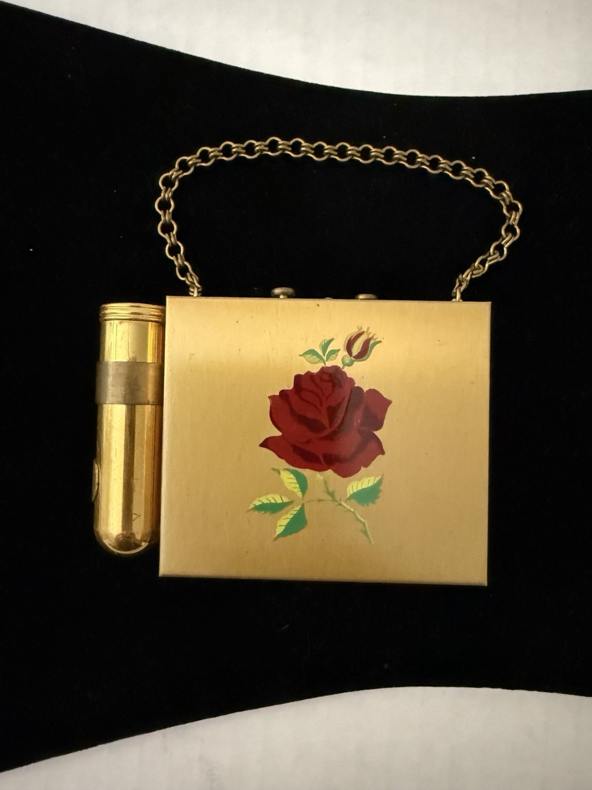 Vintage Double Sided CARRY ALL / MINAUDIERE - Cigarette Compact Mirror Case RARE