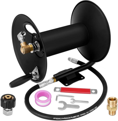 #ad High Pressure Washer Hose Reel 100Ft 3 8quot; NPT with Swivel Arm and Mounting Brac $108.99