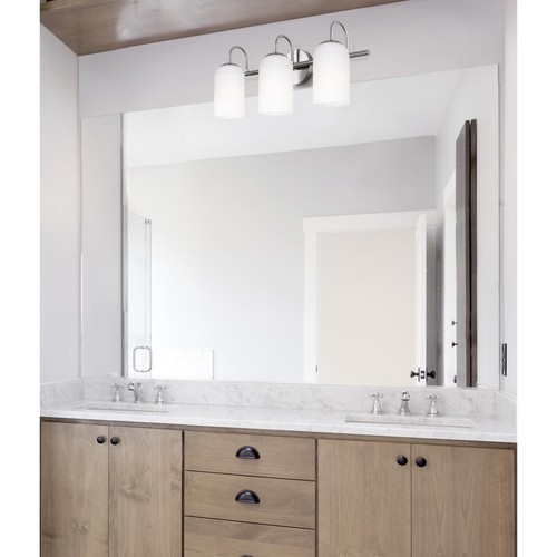 Canarm Lighting IVL1130A03BN Novalee Bathroom Vanity Light Brushed Nickel - Picture 11 of 11