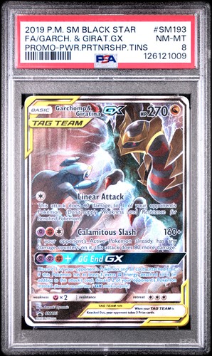 Garchomp & Giratina-GX graded PSA 8 for sale on eBay