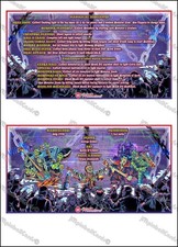 Williams Monster Bash 1998 Cartes Instructions Flipper Pinball Cards V2