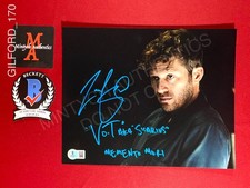 Zach Gilford autographed signed 8x10 photo Criminal Minds: Evolution Beckett COA