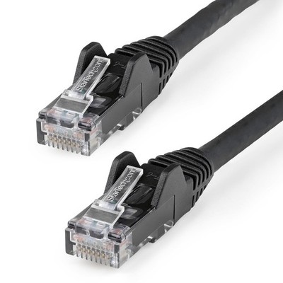 StarTech 10' Snagless Cat 6 Patch Cable with RJ-45 Male Connectors, 24 AWG, Blac