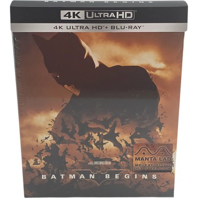Batman Begins 4K Ultra HD +Blu-ray Steelbook Full Slip Mantalab nummeriert 1000 Ex