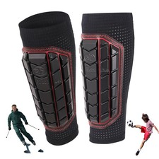 High Impact Soccer Shin Guards for Kids 46, Youth & Adults, Calf Protection