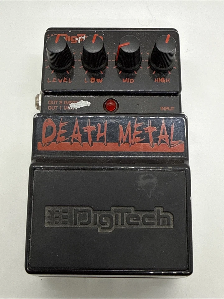 Digitech Death Metal Distortion Guitar Effect Pedal Good Condition Tested Works - Image 4 of 4