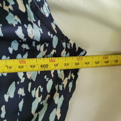 Maxi abito donna Ramy Brook Berlino alto basso nuovo con etichette taglia XS senza maniche blu designer - Foto 7 di 12