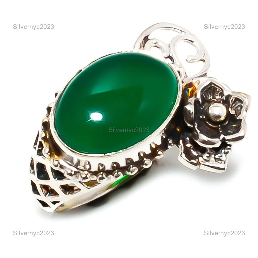 Natural Onyx Silver Fashion Rings for sale | eBay