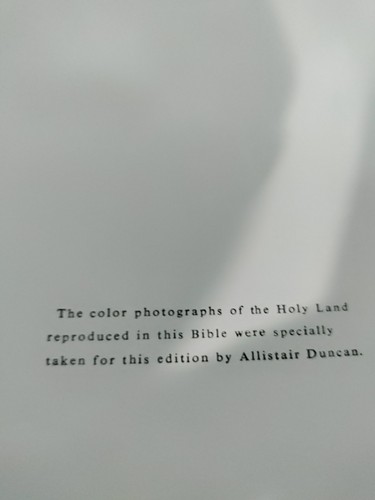 The Holy Bible RSV, Comfort Edition Hardcover William Collins & Sons 1962 - Imagen 5 de 15