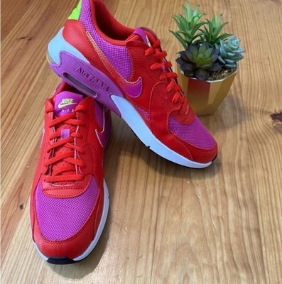 Nike Air Max Excee SE1 GS Chile Red Multi CN8563-600 Size 7Y Women s 8.5