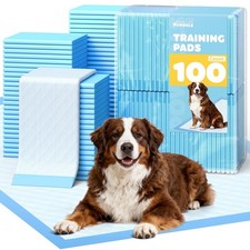 Powools Puppy Pads, 33.5" x 27.5" X-Large 6-Layer, 100 Count Dog Wee Wee Pads