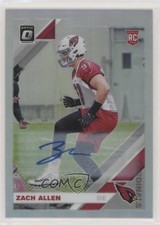 2019 Panini Donruss Optic Rookies Holo Prizm 86/99 Zach Allen #150 Auto 1l2