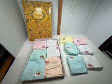 12 Vintage SO-EN Underwear Panties Size Large NEW in BOX 6 Colors 38" - 40" Hips