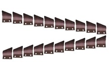 10LH + 10RH Carbide Trencher Cup Teeth 135924 & 135925 fits chains with 2" Pitch