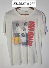 Vintage 1986 Van Halen 5150 North American Tour Distressed Thin XL Tee Made/USA