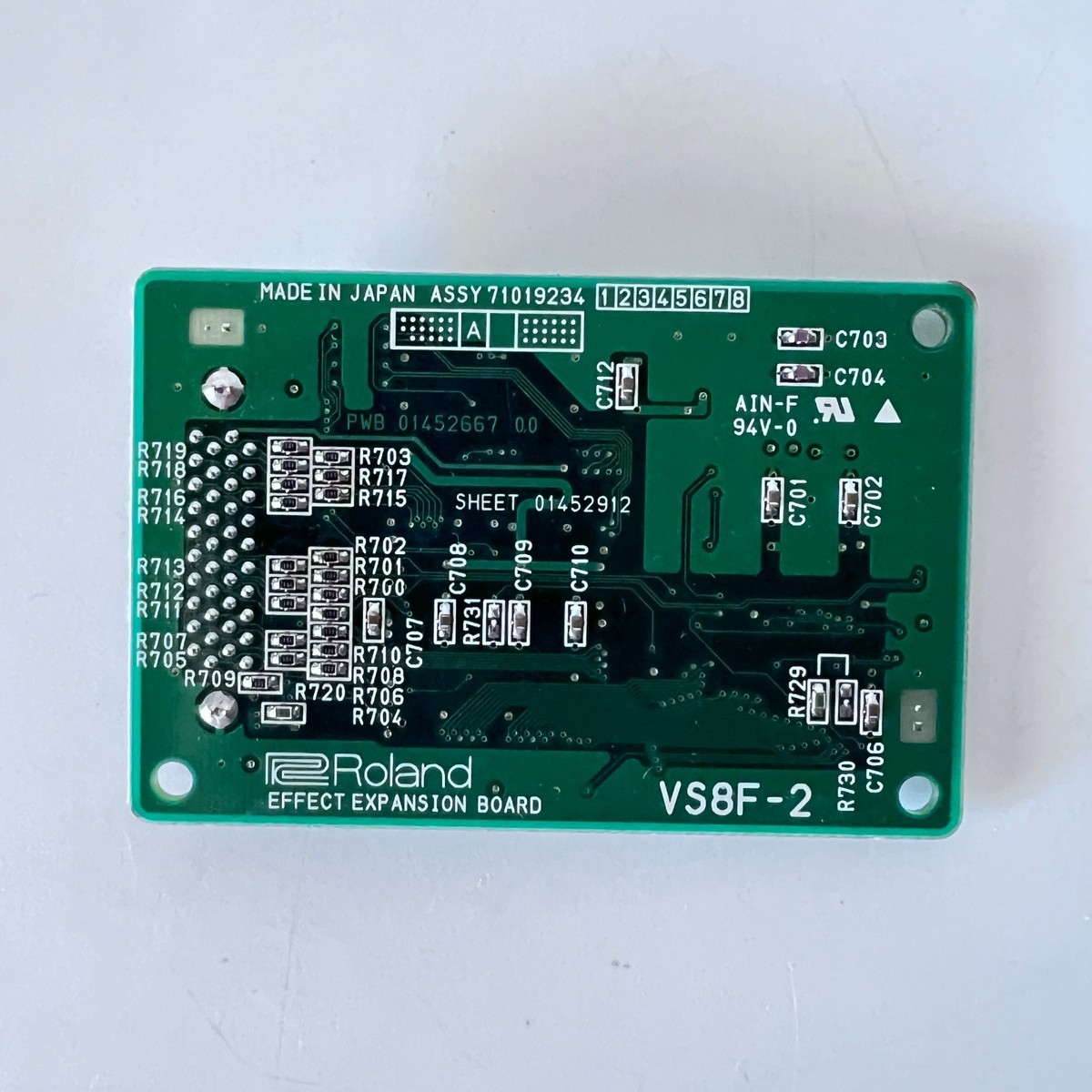 Roland VS8F-2 Effect Expansion Board 24-bit Tested Excellent
