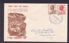 1952 KING GEORGE VI 4 1/2d & 6 1/2d PRE-DECIMAL STAMP HASLEM FIRST DAY COVER #3