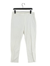 Uniqlo Women's Suit Trousers XL White Viscose