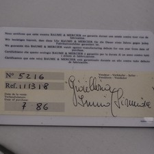 1986 Vintage Baume Mercier Riviera 5131 Two-Tone Quartz Watch with Papers & Box 5