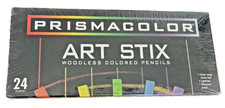 PRISMACOLOR ART STIX Woodless Colored Pencils 24 Colors Sealed