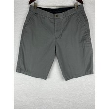 Fox Racing Mens Grey Chino Walk Shorts Size 36 Cotton Twill Skate Streetwear