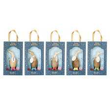 DCUK Dinky Spotty Welly Wooden Ducks Choice of Colour Cute Birthday Gift Idea