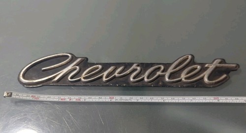 Vintage Script Emblem 'Chevrolet' for Chevrolet Free Shipping 