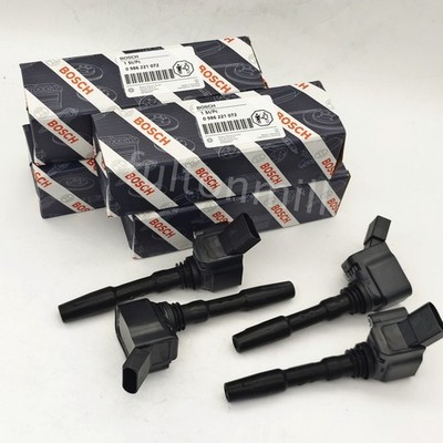 4X Ignition Coil 0986221072 For Audi Porsche A3 A4 VW PASSAT GOLF 06H905110P