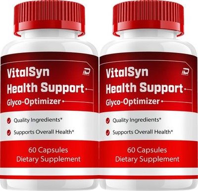 (2 Pack) Vitalsyn Capsules   Vitalsin All Natural Blend Glycogen Support