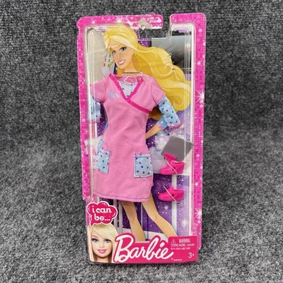 Mattel Barbie I Can Be Nurse Scrub Dress Shoes Chart 2012   Y4941-0910