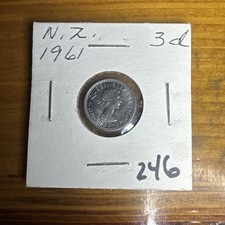 New Zealand 3d Three Pence 1961 (Elizabeth II) Coin