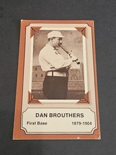 1975 FLEER PIONEERS OF BASEBALL CARD # 6 DAN BROUTHERS DETROIT WOLVERINES 