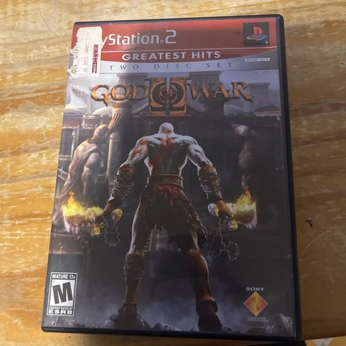 God of War II PlayStation 2 PS2 CIB Authentic 2 Disc Set Bonus DVD