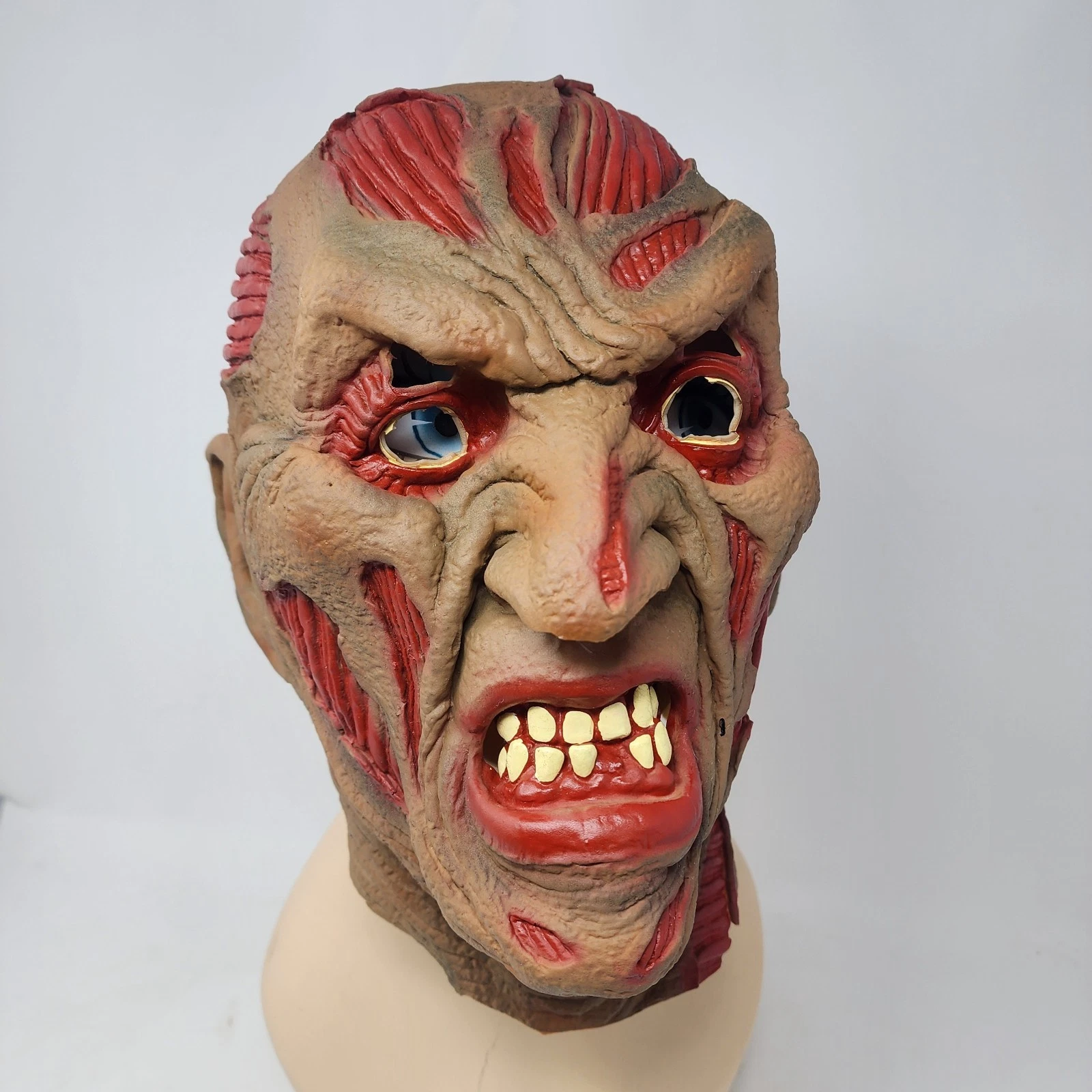 Vintage 1995 Freddy Krueger Nightmare on Elm Street Full Mask Adult READ