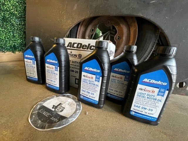 7x AC Delco Dexos D 0w-20 10-9277 & PF66 Oil Filter Duramax 3.0L - Foto 4