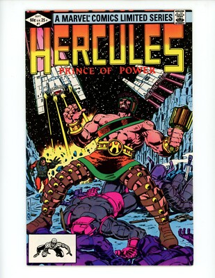 Hercules #1 Comic Book 1982 VF Bob Layton Marvel Direct Comics Space Cover
